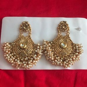 New Bollywood bridal wedding Indian earrings